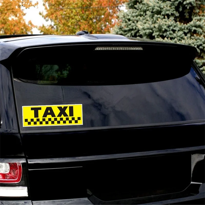 

TAXI автомобильная наклейка забавные персонализированные красочные автомобильные наклейки KK 10*4 см