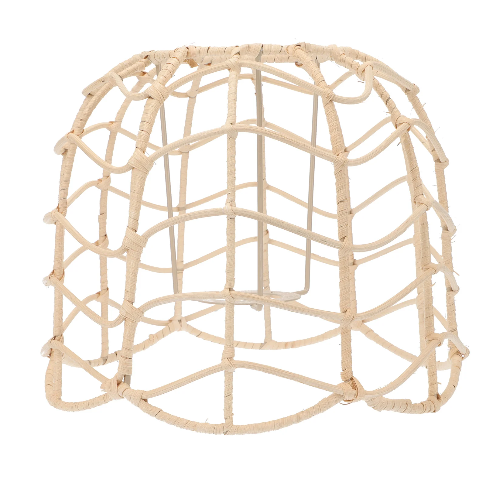 

Lamp Shade Lampshade Pendant Light Cover Rattan Cage Woven Floor Vintage Wooden Lights Chandelier Rustic Wicker Farmhouse Hollow