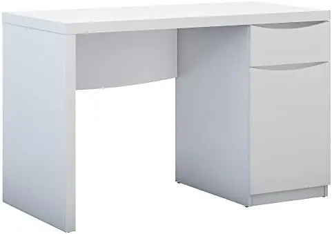 

Small Computer Desk in Pure White