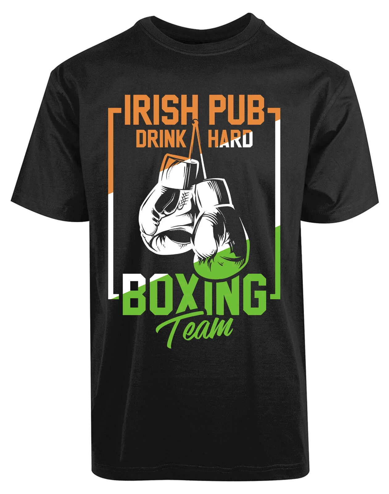 

Irish Pub Drink Hard Boxing Team Wrestling Game Victory Gift T-Shirt 100% Cotton O-Neck Summer Short Sleeve Casual Mens T-shirt