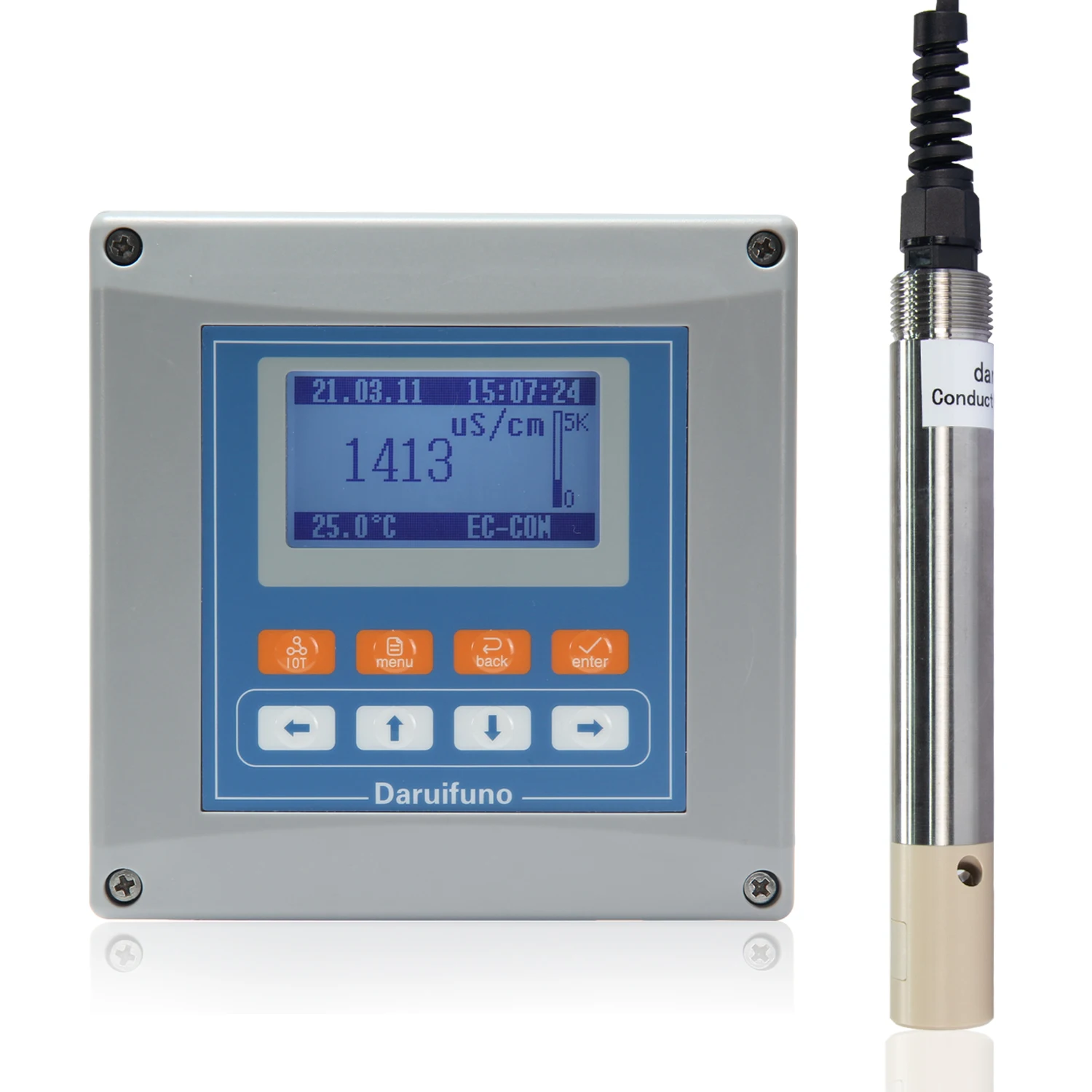 

Four-electrode Digital Online Conductivity Meter with Large Measuring Range