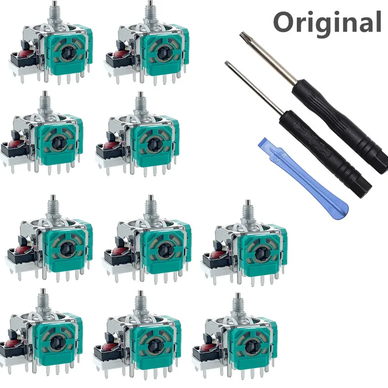 

10pcs 3D Joystick Axis Analog Sensor Module Thumbstick Stick Rocker Original for Xbox One Elite Series 2 2th Gen Controller