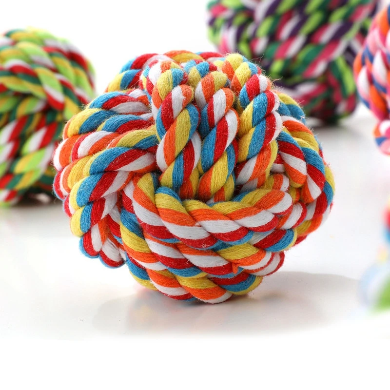 

Pet Dog Toy Interactive Cotton Rope Mini Dog Toys Ball for Dogs Accessories Toothbrush Chew Puppy Toy for Large Small Dogs Toys
