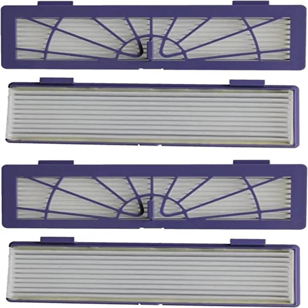

4pcs Filter Replacements With 1 Side Brush High Performance Compatible For Neato Botvac 70e 75 80 85 D 75 D80 D85