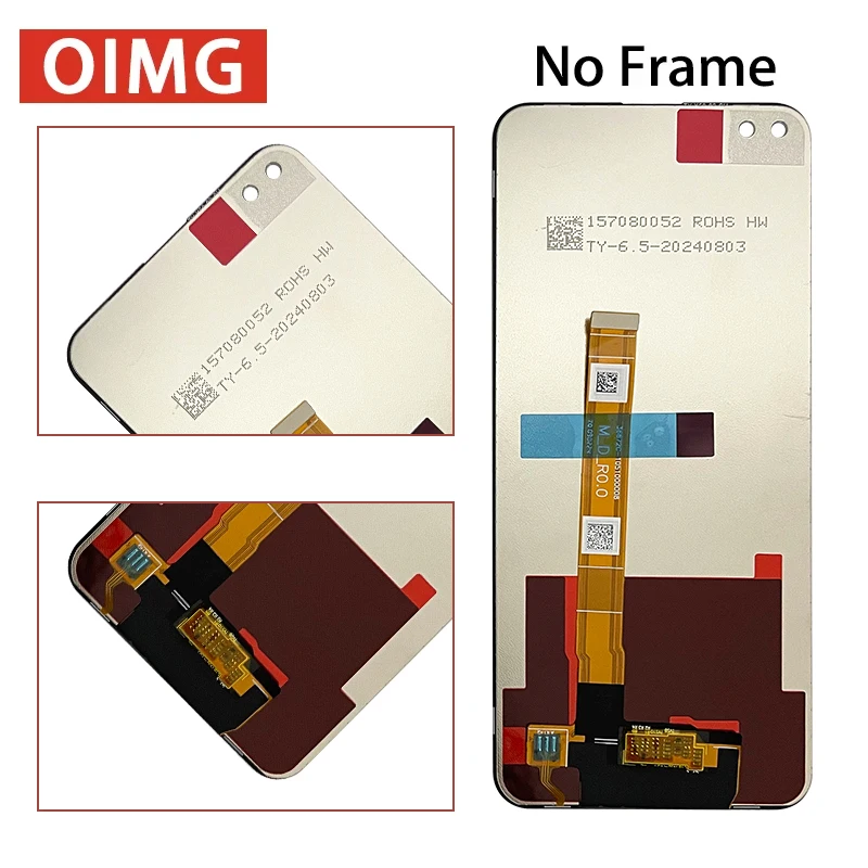 GEFENSI AAA качество 6,57 для OPPO Realme X50 5G глобальный ЖК-дисплей RMX2144 дигитайзер сенсорного экрана в сборе для Realme X50m 5G L (art.: 3920d286b60d7) - 3920d286b60d7