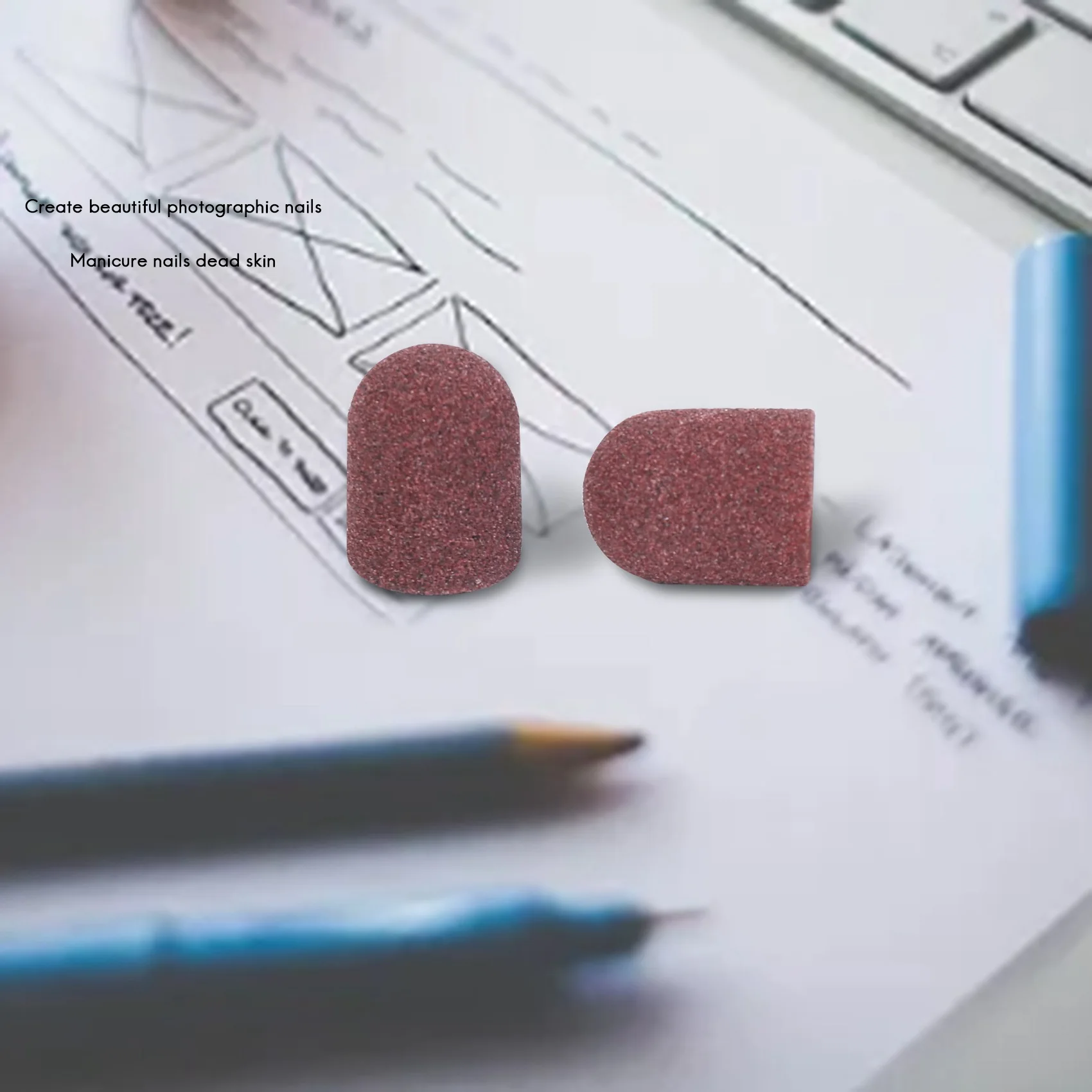 50 шт. шлифовальные ленты блочные колпачки без захвата 80 120 180 13x19 мм шлифовальный