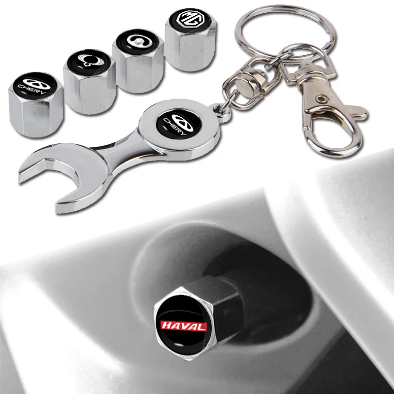 

1set Car Wheel Valve Cap Case Cover with Keychain for Audi Sline TT Q2 3 5 7 8 A1 3 4 5 6 7 R8 B5 6 7 8 C5 6 7 8v 8P Accessories