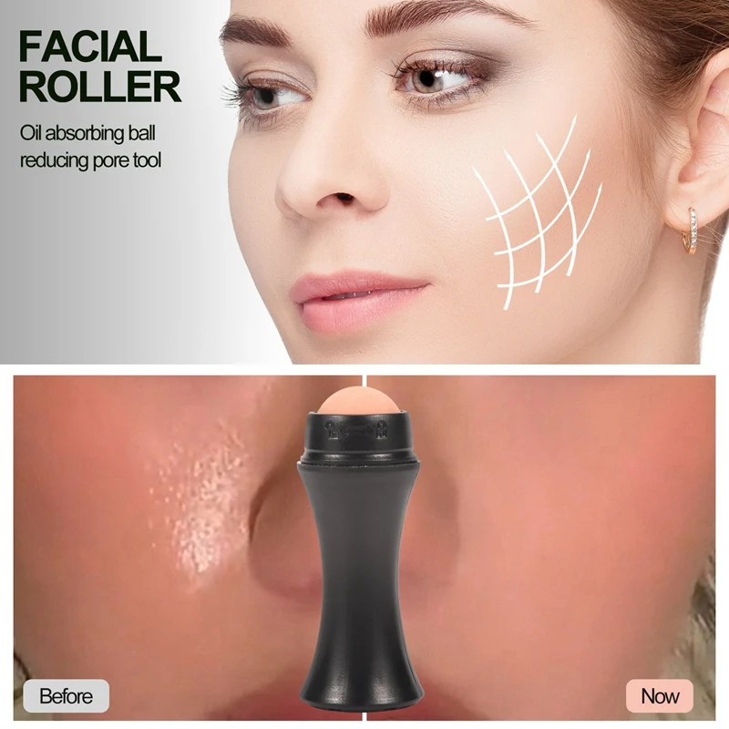 Вулканический ролик для контроля жирности роликовый камень матового макияжа