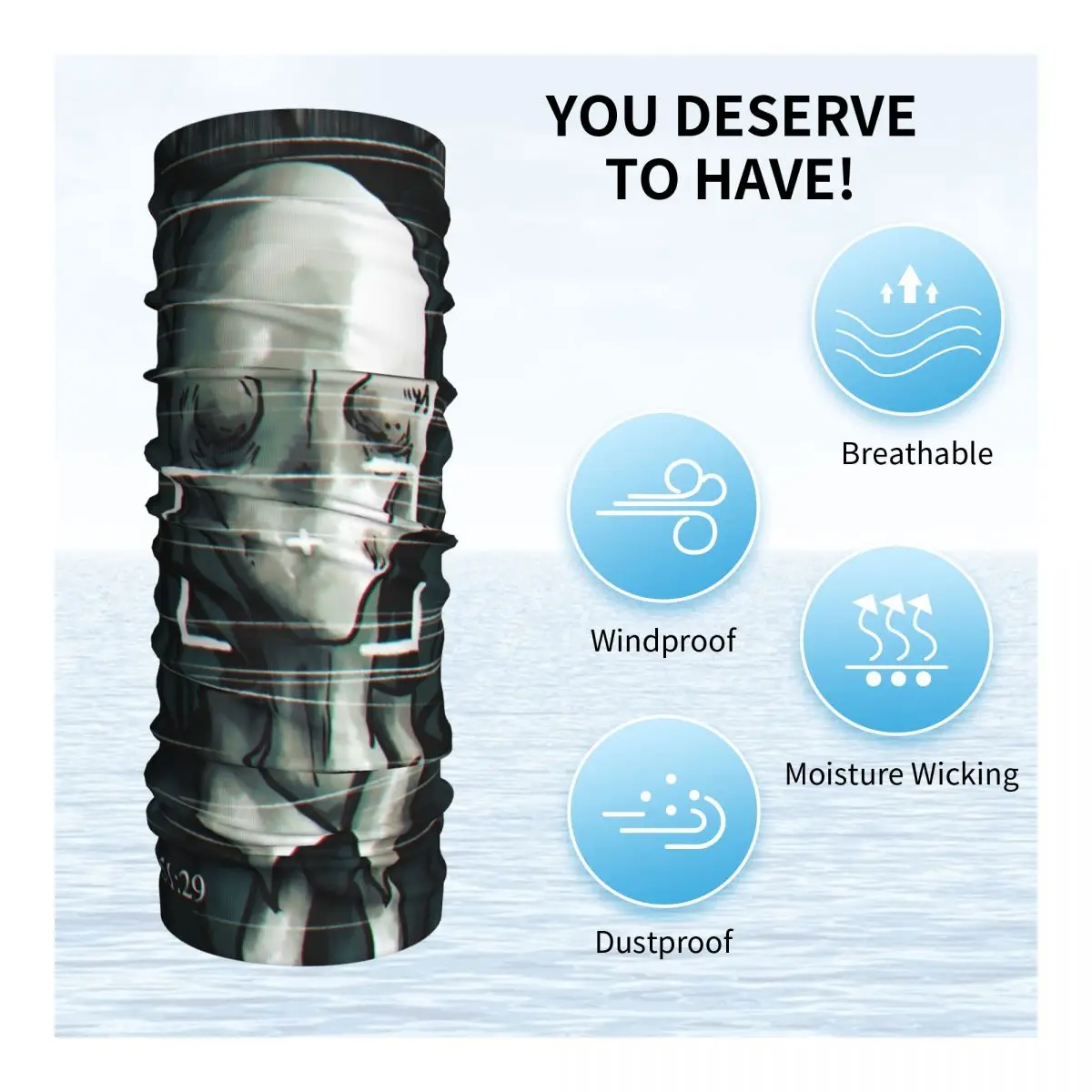 Бандана Slenderman обогреватель шеи для мужчин и женщин зимний походный лыжный шарф