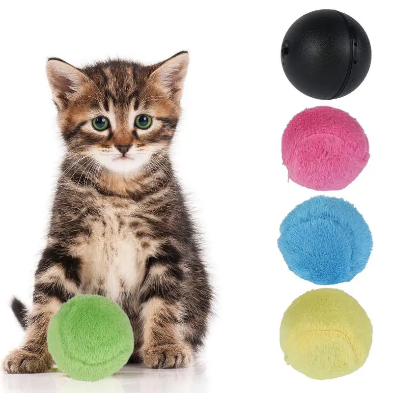 

Magic Roller Ball Activation Automatic Rolling Ball Dog Cat Playing Plush Ball With Built-In Battery Pet Dog Cat Playing Toys