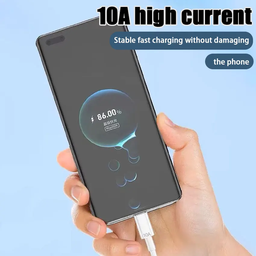 USB-кабель типа C 120 Вт 10 А для быстрой зарядки