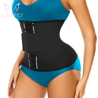 lanfei waist trainer for women firm waist support belt slimming belt power faja waist cincher fat compression strap