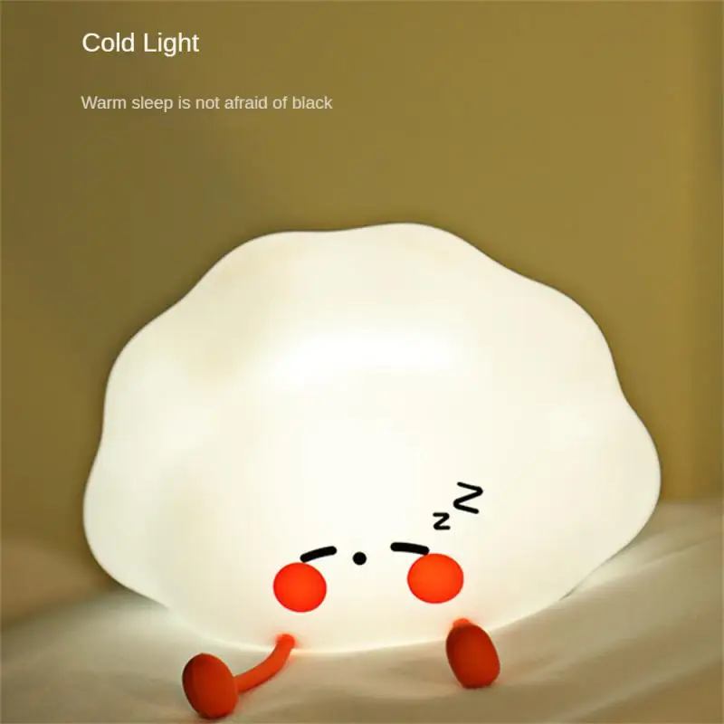 

Pat Light Silica Gel Soft Silicone Mobile Phone Holder Soft Warm Light Slap Sensor Night Light Sleep Light Dumplings Lighting