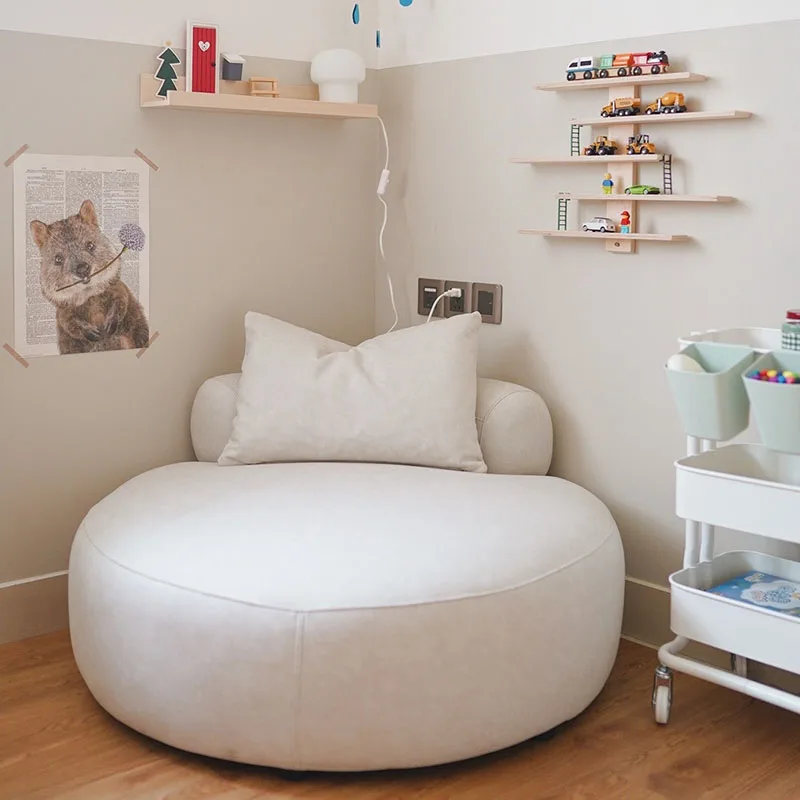 

Reclinable Living Room Sofas Tatami Leather Futon Floor Accent Couchs Classic Lounge Buffet Meuble Pouf Living Room Decoration