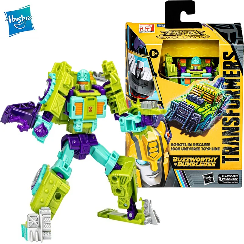 

В наличии Hasbro Трансформеры Buzzworthy Bumblebee Legacy Evolution Deluxe Class Autobot фигурки героев аниме Модели Игрушек