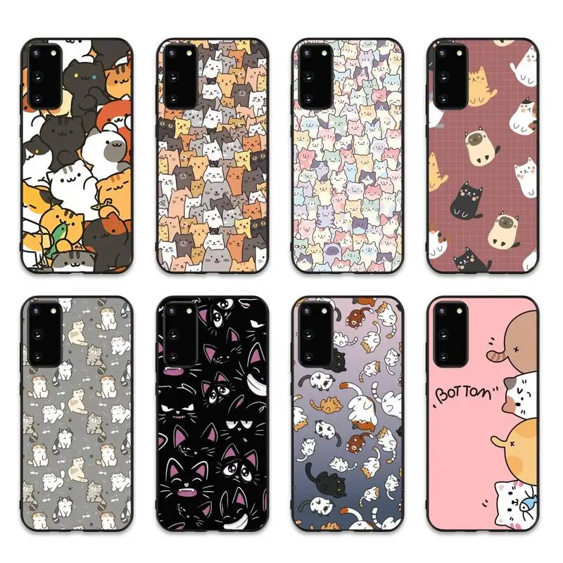 

Cat Cute Phone Case for Samsung S10 21 20 9 8 plus lite S20 UlTRA 7edge