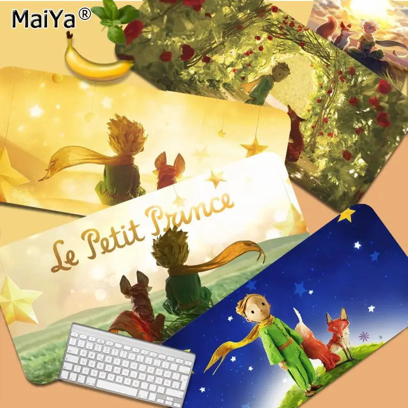 

The Little Prince and The Fox Non Slip PC Laptop Gaming Mice Mousepad Size for Game Keyboard Pad for Gamer