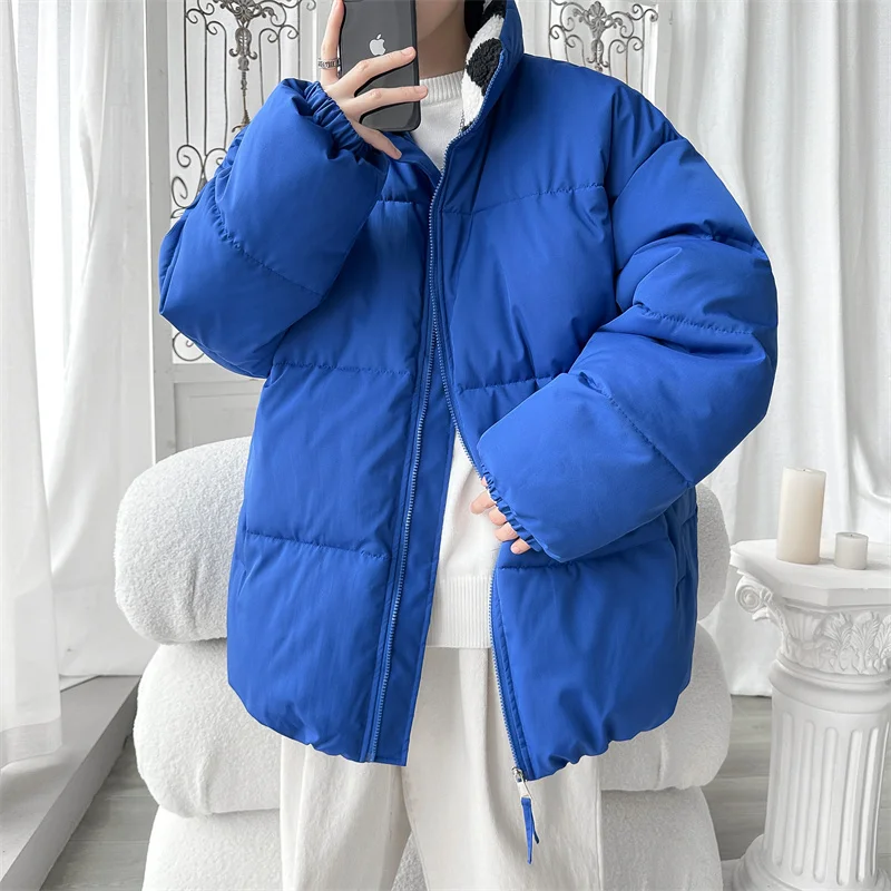 Winter Jacket Men Warm Fashion Thickened Down Jacket Men Korean Loose Thick Short Coat Mens Parker Clothes Large Size M-5XL