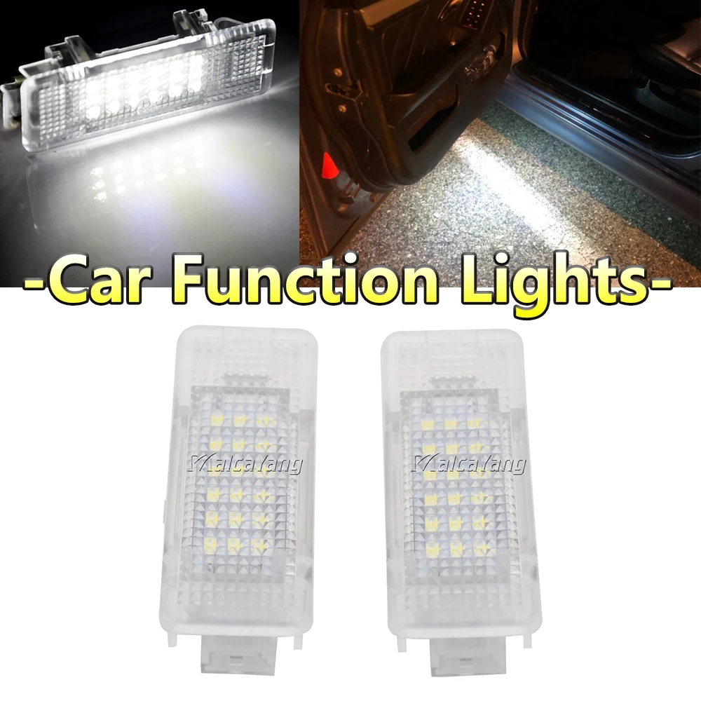 

2X LED Car Door Welcome Courtesy Step Footwell Light for BMW 5-Series E39 M5 520i 525i 528i E53 X5 Z8 E52 530i OEM Replacment