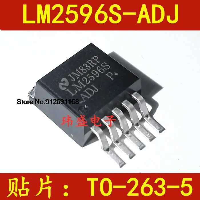 

20PCS/LOT LM2596S-ADJ LM2596-ADJ TO-263-5