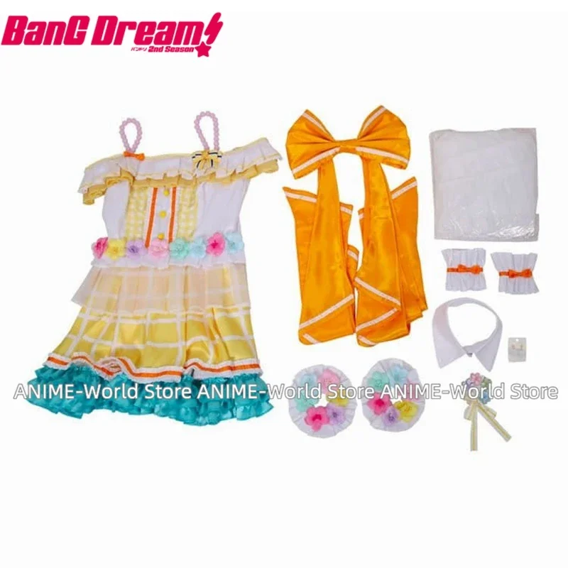 》 Пользовательский размер BanG Dream Pastel * палитры Lighting Shirasagi Chisato Косплей Костюм