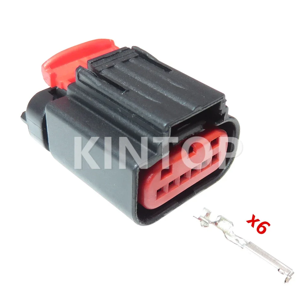 

1 комплект, 6-контактный блок переменного тока в сборе, автомобильная педаль акселератора, датчик положения, незапечатанная кабельная розетка для Ford 1438153 -5