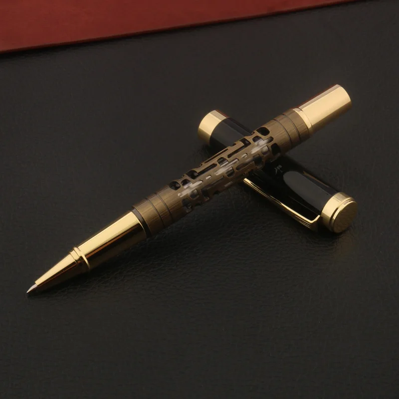 

Шариковая ручка Chouxiongluwei черная и золотая