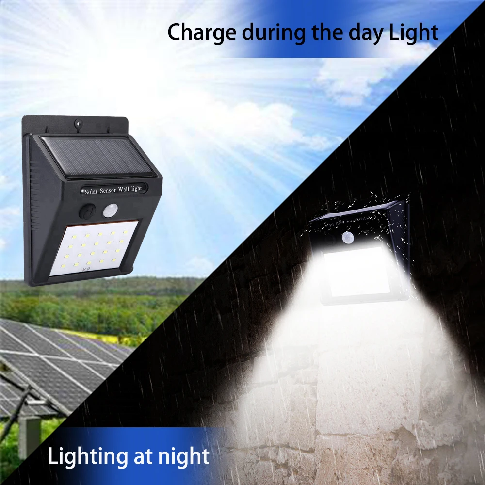 

Solar Light Outdoor Solar Wall Lamp Waterproof Solar Light For Garden Decoration Street Light Stairs Fence Sunlight Lamp