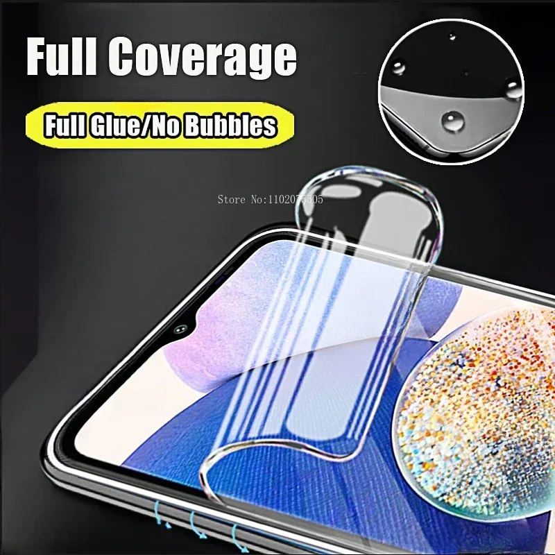 Мягкая Гидрогелевая пленка 4 шт. для Samsung Galaxy A 24 54 34 14 04s 03s 02s 73 53 33 23 13 4G