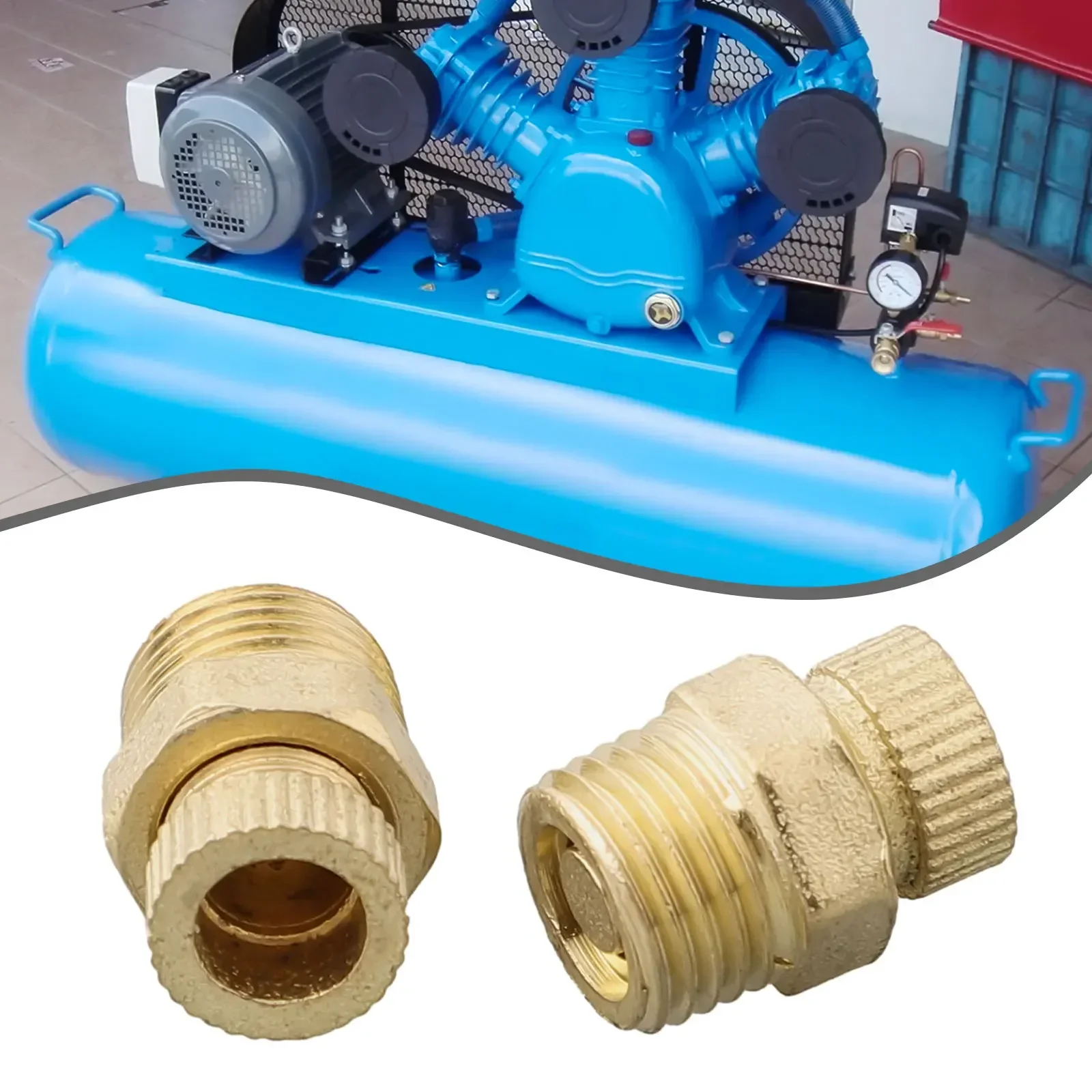 

2 шт., латунный сливной винт воздушного компрессора, бесшумный для воздушного компрессора, сменный винт сливного клапана, маленькие инструменты для воздушного насоса, аксессуары