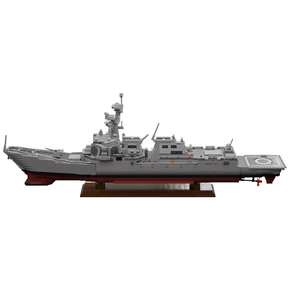 MOC Arleigh Burke-класс разрушитель Flight III набор строительных блоков военный корабль