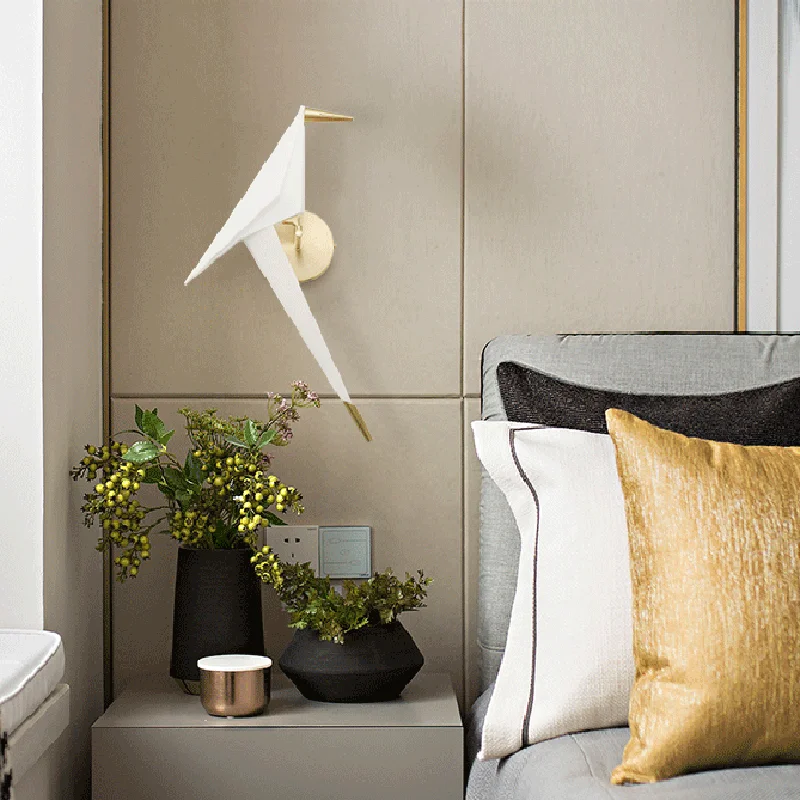 Скидка Светодиодная настенная лампа в скандинавском стиле, новый бионический светильник с птицами, простой домашний декор, настенные светильники ... Купить Светодиодная настенная лампа в скандинавском стиле, новый бионический светильник с птицами, простой домашний декор, настенные светильники ...