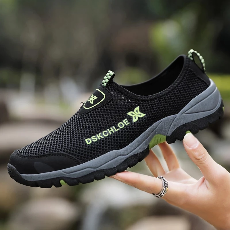 Сандалии мужские сетчатые дышащие спортивные туфли для активного отдыха походов