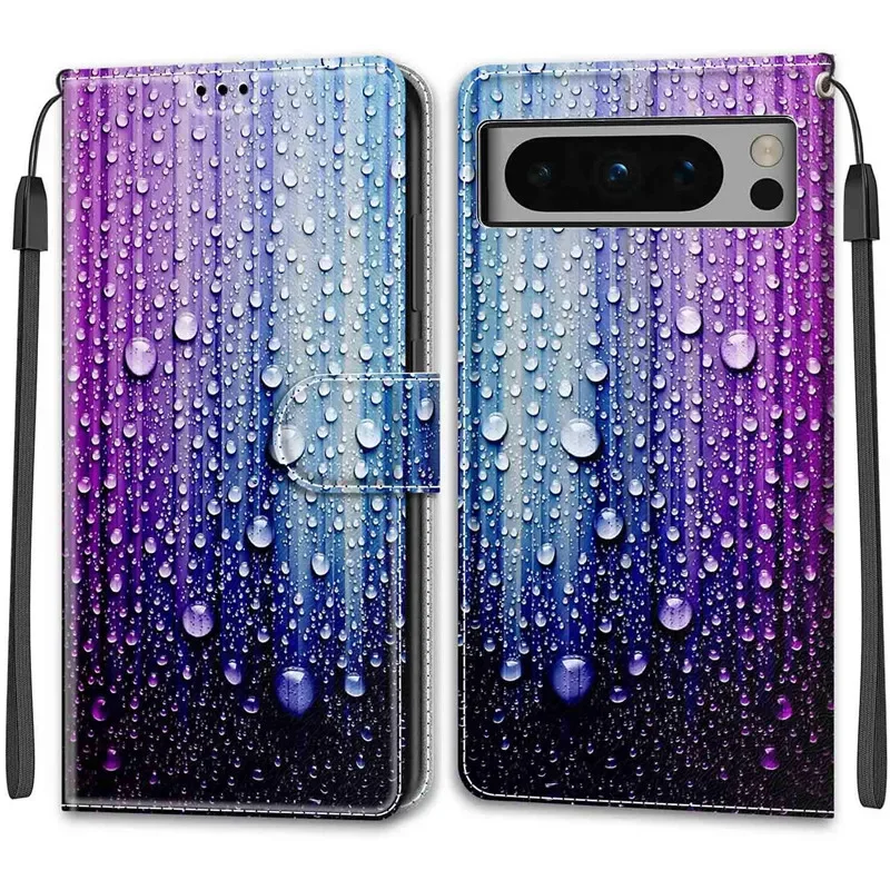 Фото Флип-чехол с цветочным узором для Google Pixel 8 7 Pro 7A Pixel7A Pixel8 Pro Pixel7 Кожаные чехлы-кошельки для телефонов с подставкой Сумка-книжка №3