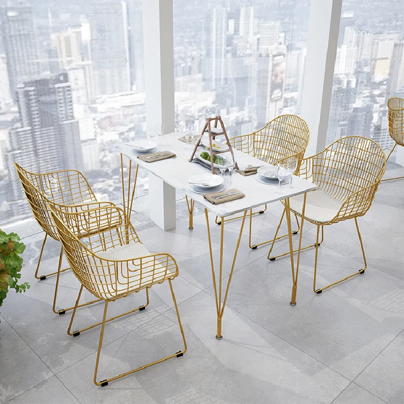 

Современные обеденные стулья в скандинавском стиле, дизайнерские желтые стулья с пластиковым подлокотником, минималистичные стулья для отдыха и ожидания, салонные предметы первой необходимости