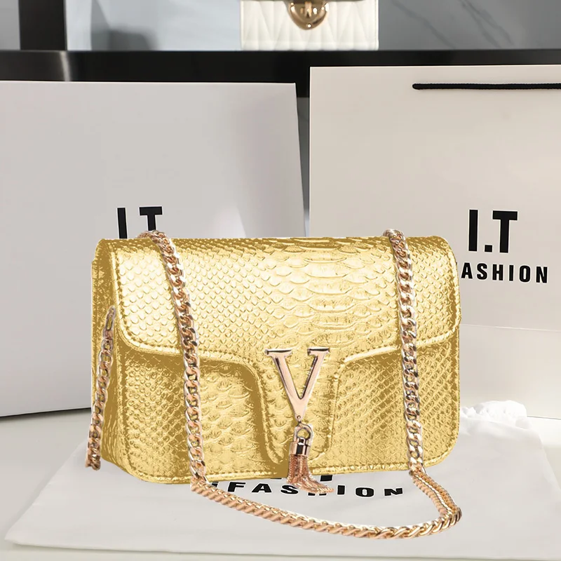 

Крокодиловая женская сумка через плечо bolsa feminina sac a main Роскошная брендовая сумка сумки на плечо с блестками и кисточками маленькая сумка и к...