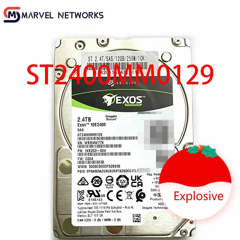 

100% Original ST2400MM0129 SEAGATE 2.4TB 12Gbs 10K.9 2.5'' SAS Hard Drive 1 year warranty