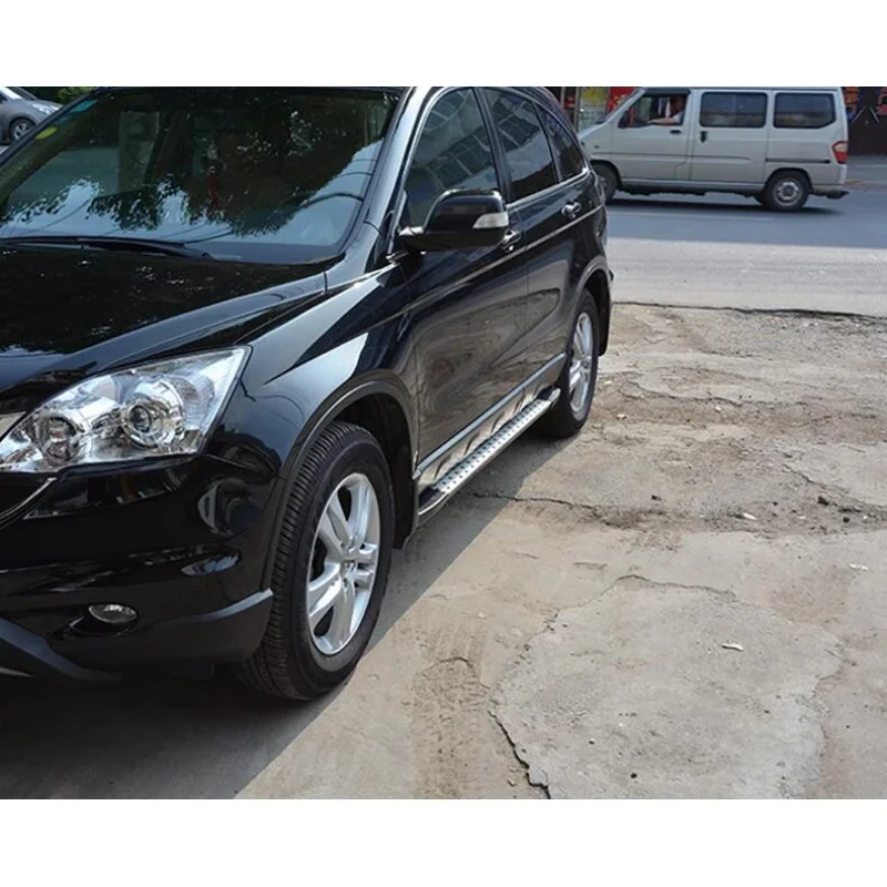 Фото Высококачественные боковые подножки (нерф-бары) для CR-V 2007-2011, автомобильные аксессуары №5