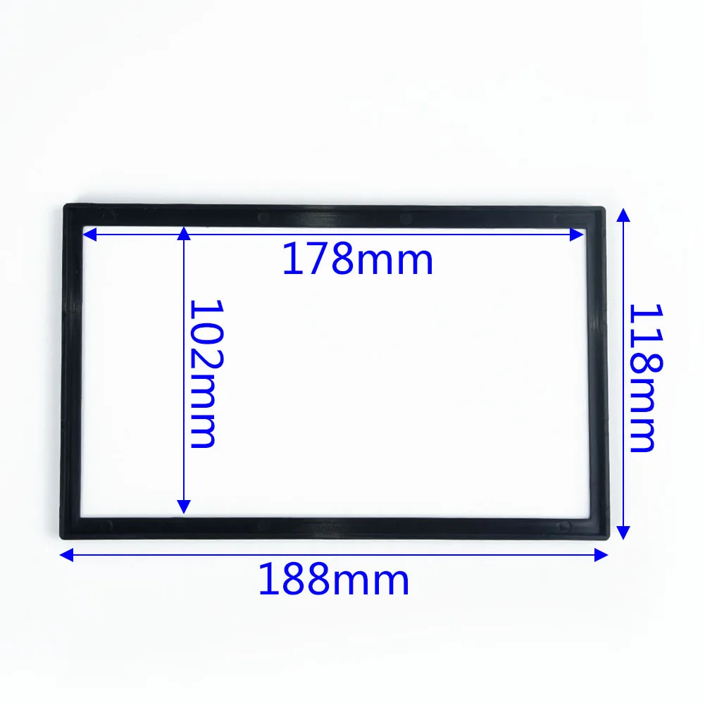 

1 Pc 2Din Stereo Audio Dash Bezel Panel Mounting Frame For Car Radio DVD Player 188*118MM Outer Size/178*102MM Inner Size