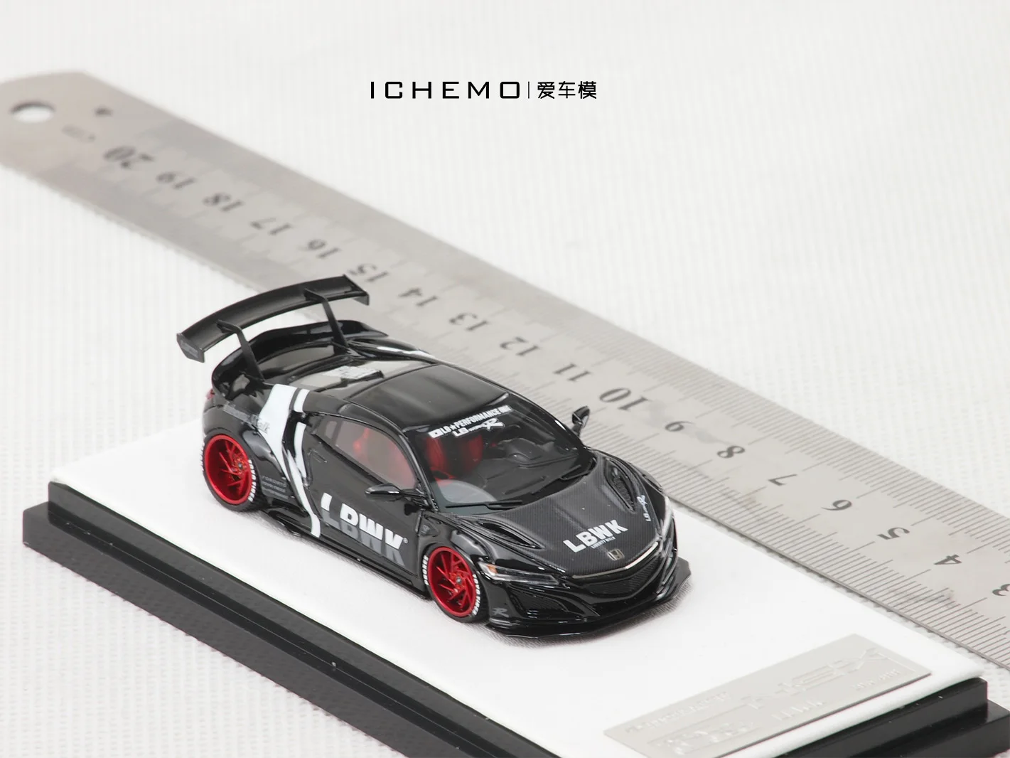 Специальное предложение TP 1:64 Honda NSX черно-красные полимерные модели автомобилей 7