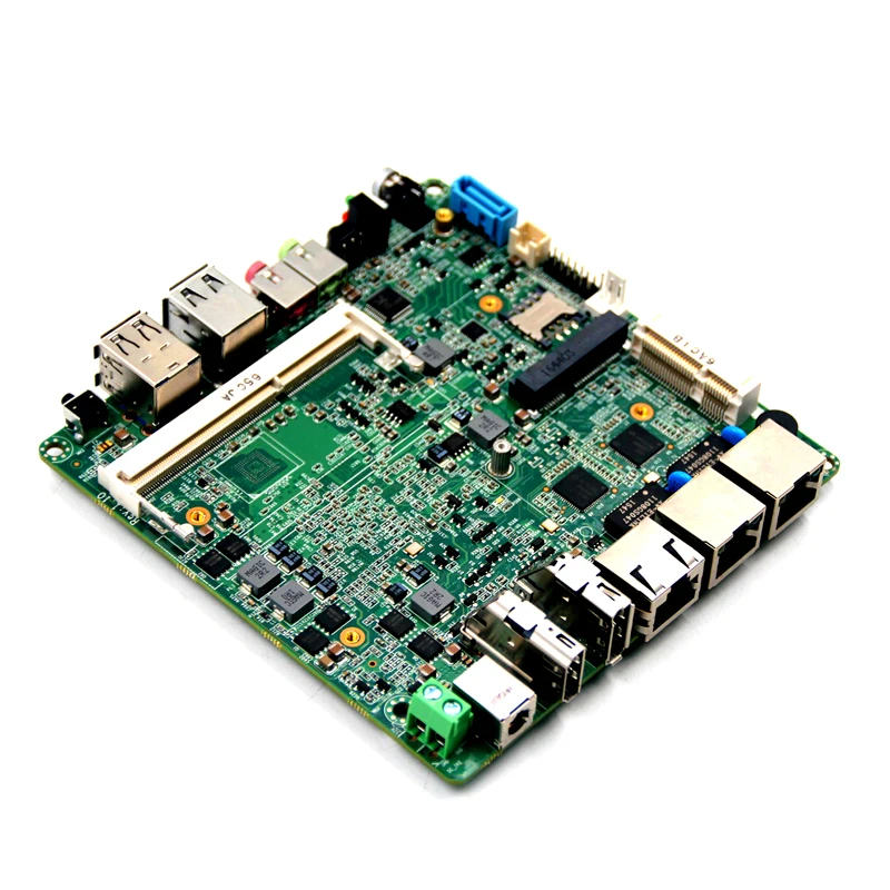 

X86 NUC board mini pc mainboard fanless J1900 2 Lan Port Pfsense nano PC Computer itx motherboard