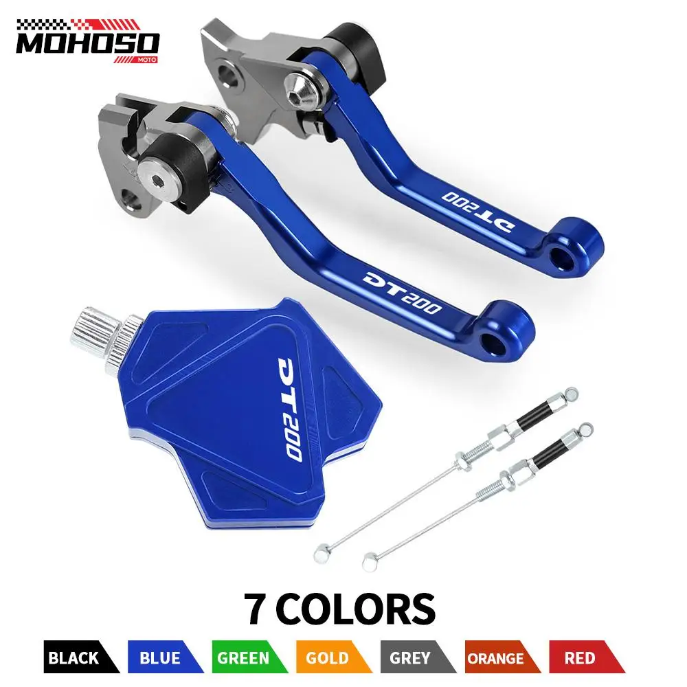 

For YAMAHA DT200 1988-1994 1993 DT 200 Motorcycle Accessories Brake Clutch Lever Easy Pull Clutch Lever System Kit Aluminum Part