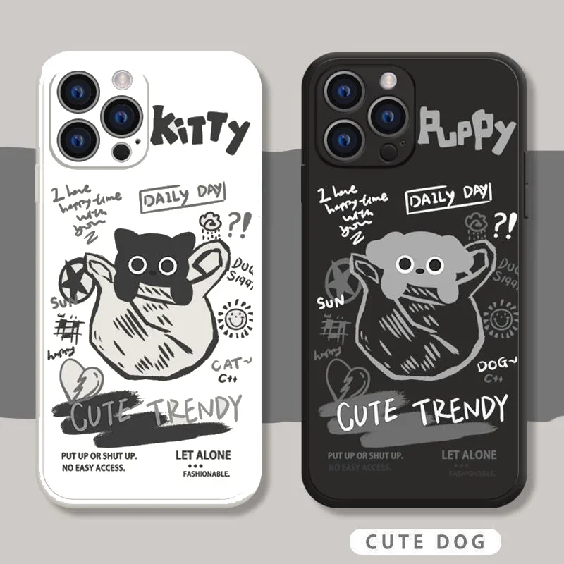 Чехол для Iphone 15 14 13 12 11 Pro Max Mini X XR 7 8 SE Plus