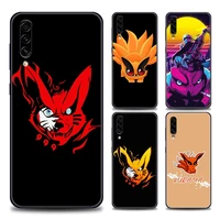 naruto mascot nine tailed fox phone case for samsung a10 a20 a30 a40 a50 a60 a70 a90 note 8 9 10 20 ultra 5g tpu case bandai