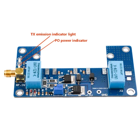 Плата усилителя мощности печатная плата приемопередатчика DC12-13.8V DIY