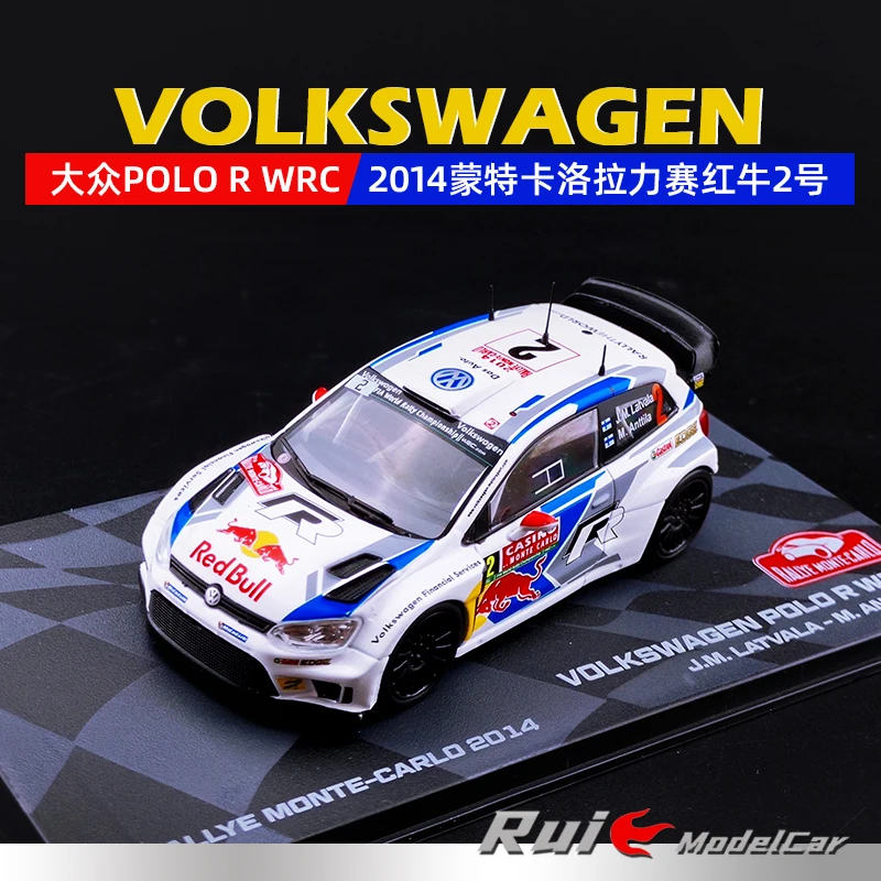 

Модель автомобиля 1:43 IXO VW POLO R WRC 2014, модель Монте-Карло ралли № 2
