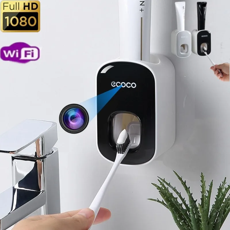

1080P HD Mini Camera Smart Home Secret Security Night Vision Video Recorder Wifi AutomaticToothpaste Squeezer Invisible IP Cam