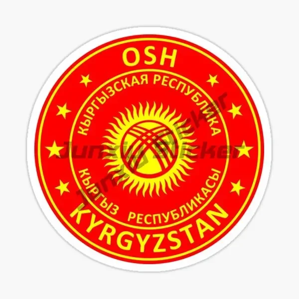 

Кыргызстан КГЗ Флаг Карта Наклейка Виниловая Автомобиль Аксессуары Для Ноутбуков Кемпер Грузовик Окно Стекло Шлем Гоночная Наклейка На Стену Двери