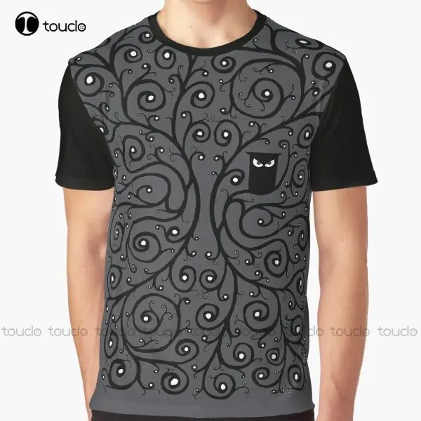 

The Owl Graphic Animal Watching Dark Darkness T-Shirt Custom Aldult Teen Unisex Digital Printing Tee Shirts Custom Gift Xxs-5Xl