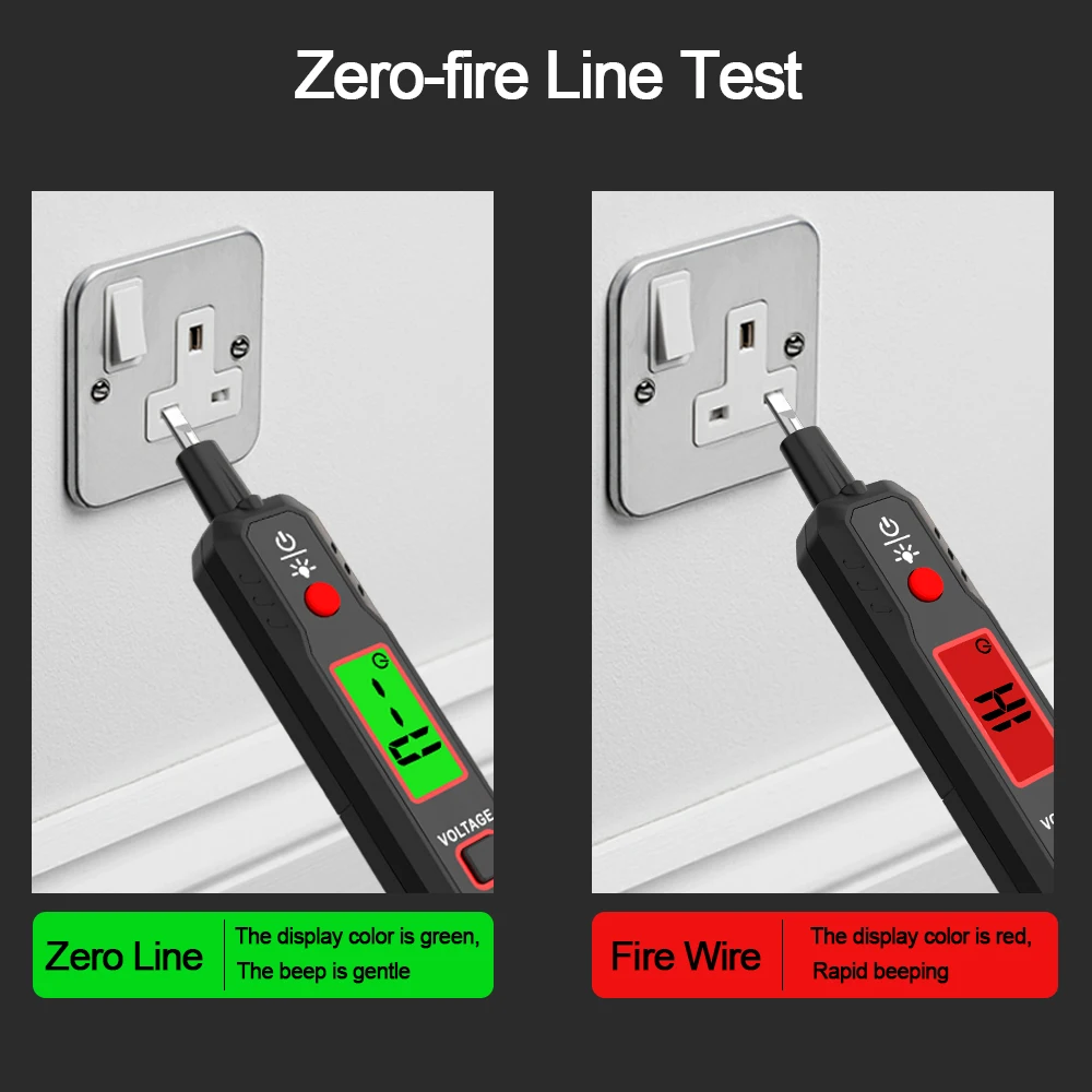 Тестовый карандаш GVDA бесконтактный Тестер Напряжения переменного тока 12-300 В